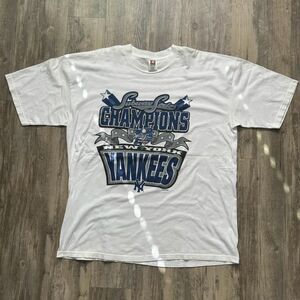 Vintage 2000 MLB New York Yankees Mets Subway Series T Shirt Size 3XL
